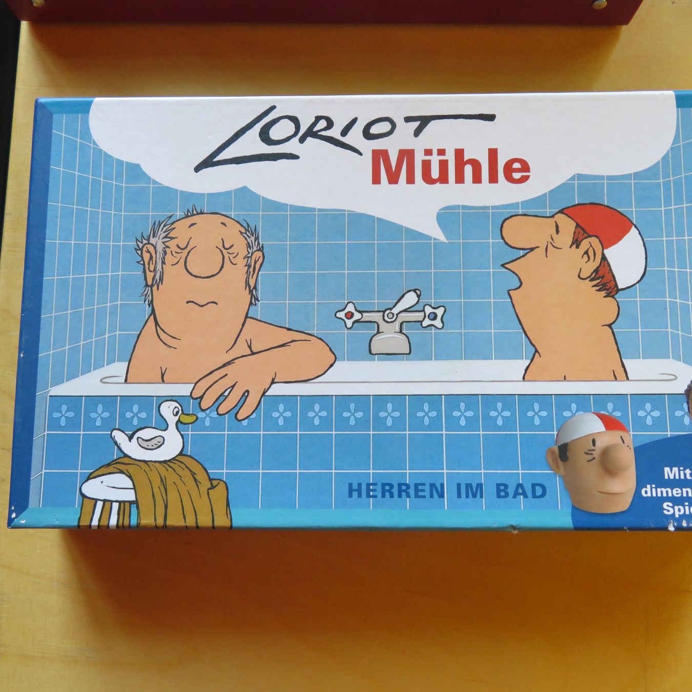 Giochi: Loriot - Mühle - Herren im Bad - Brettspiel – Usato da Sirnach venduto da Pepeballoni