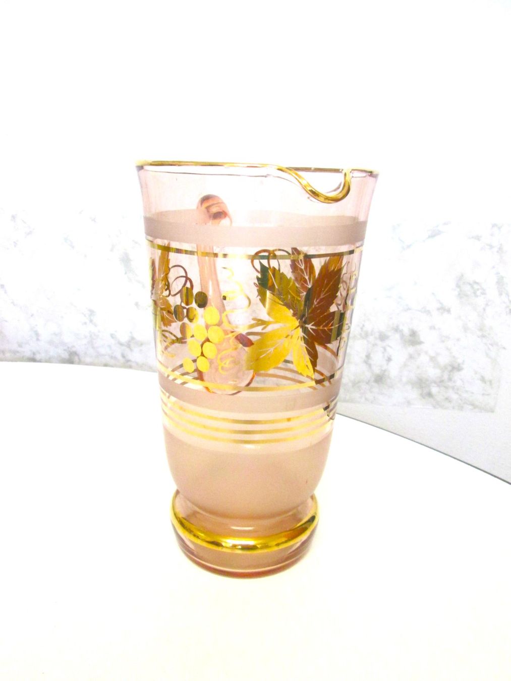 Karaffen: Wasserkaraffe aus Glas – Gebraucht aus Sementina von babucia 1