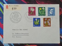 CL28 Enveloppe + Timbre Suisse 1960