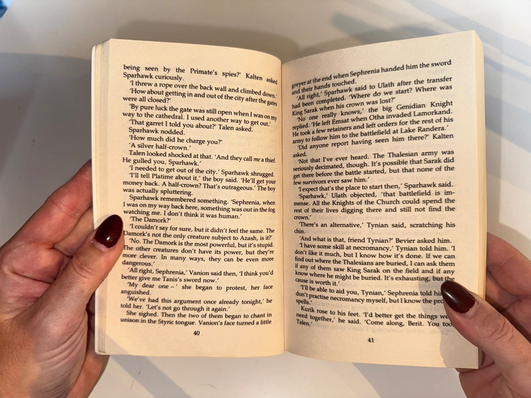 Libri: NOVEL: David Eddings, The ruby knight – Usato da Grosswangen venduto da English_books 3