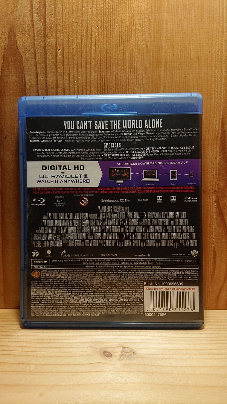 Tutti i DVDs: JUSTICE LEAGUE Blu-Ray DC – Usato da Wilderswil venduto da Exebub 1