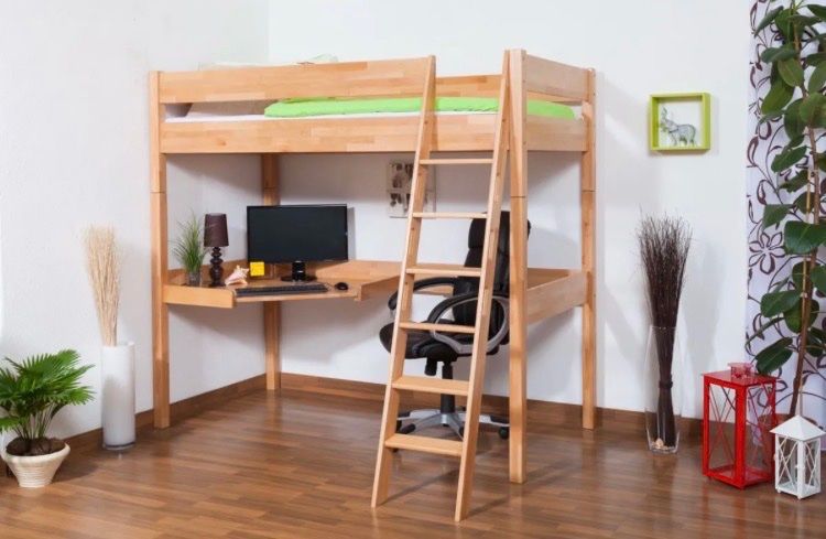 Letti: Hochbett mit Schreibtisch – Usato da Tafers venduto da Mwu 5