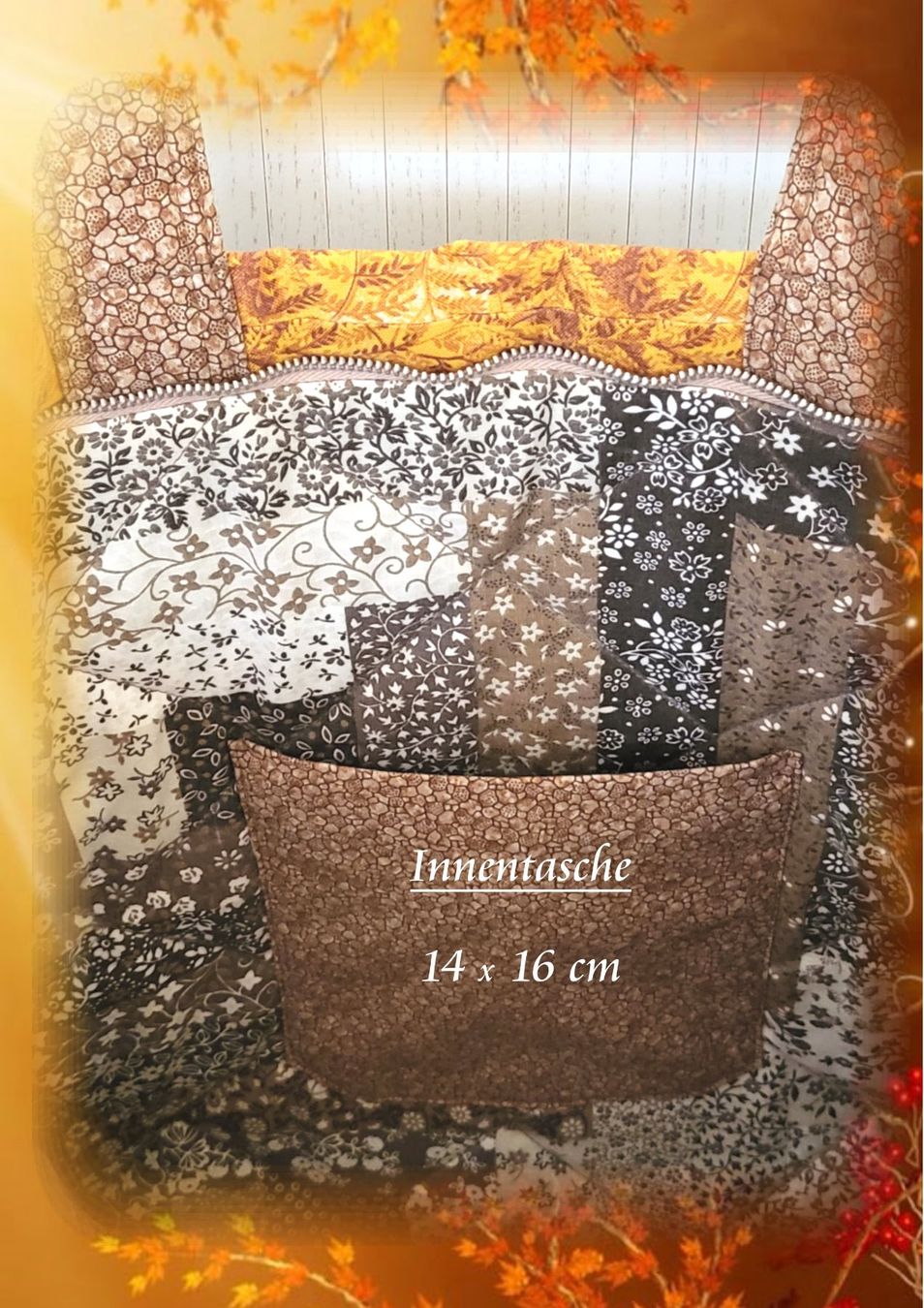Borse da donna: Stoff Tasche, selbst genäht – Nuovo (secondo la descrizione) da Linden venduto da Mb2bb 3