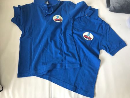 2 Hockey Polo Shirts Gr. 134/140