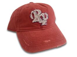 Rote Baseball Cap Rocky Patel Stickerei Vintage Style
