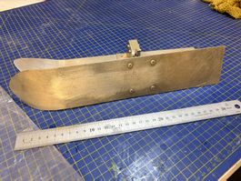 Metall Skier für RC Modellflugzeug Set 2 Stück neuwertig