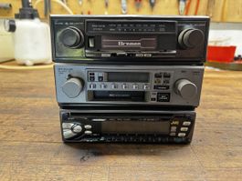 Oldtimer Autoradios: Bremen, Philips, JVC - Konvolut