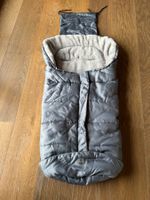 Winterfusssack für Kinderwagen kuschelig warm grau