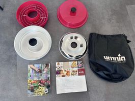 Omnia Camping Kochset mit Kochbuch und Tasche - neu!