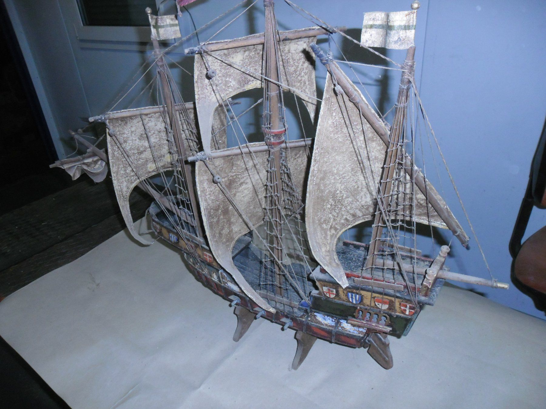 Kit di modellismo & Modellini statici: Älteres Schiffsmodell ev. St. Maria von Chr. Columbus – Usato da Würenlos venduto da Beabuschi 3