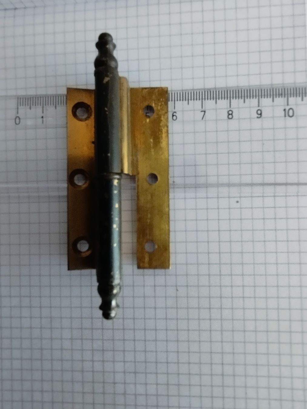 Ferramenta: 4 antike Messingtürscharniere – Usato da Ostermundigen venduto da Dinge1 6