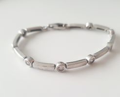 VIVENTY Silber Armband 925 mit Zirkonia Steinen