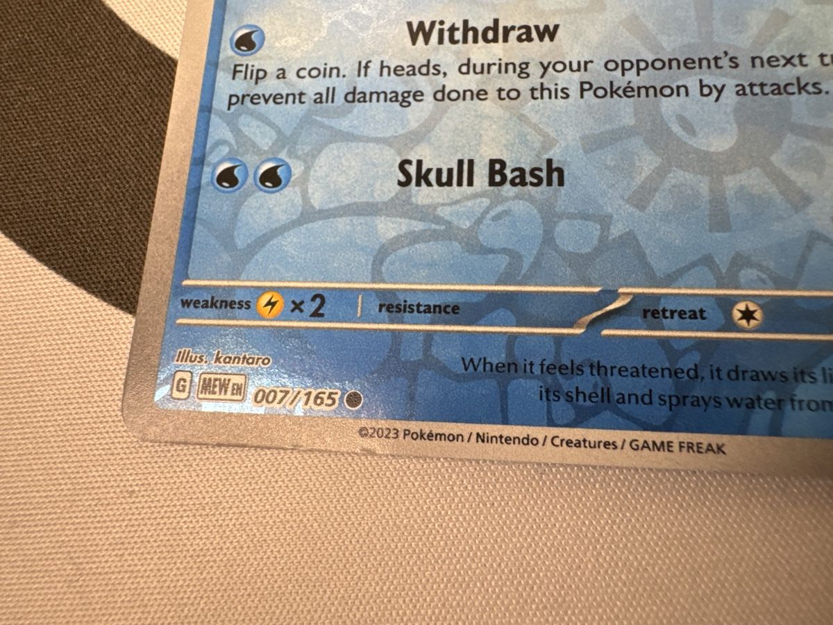 Pokémon Carte collezionabili: POKÉMON / Quirtle / 151 / Reverse – Usato da Herzogenbuchsee venduto da TCG-High-Quality 1