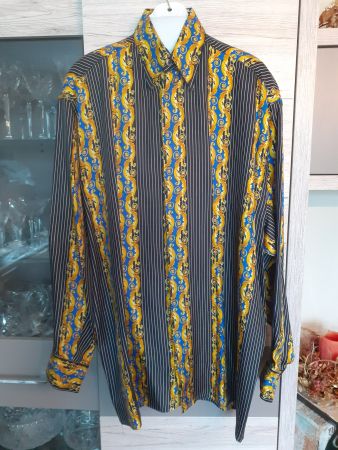 VERSACE Seidenhemd Classic V2, Vintage, Grösse M