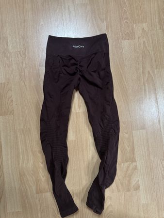 Sport Leggings Peachy braun gerafft