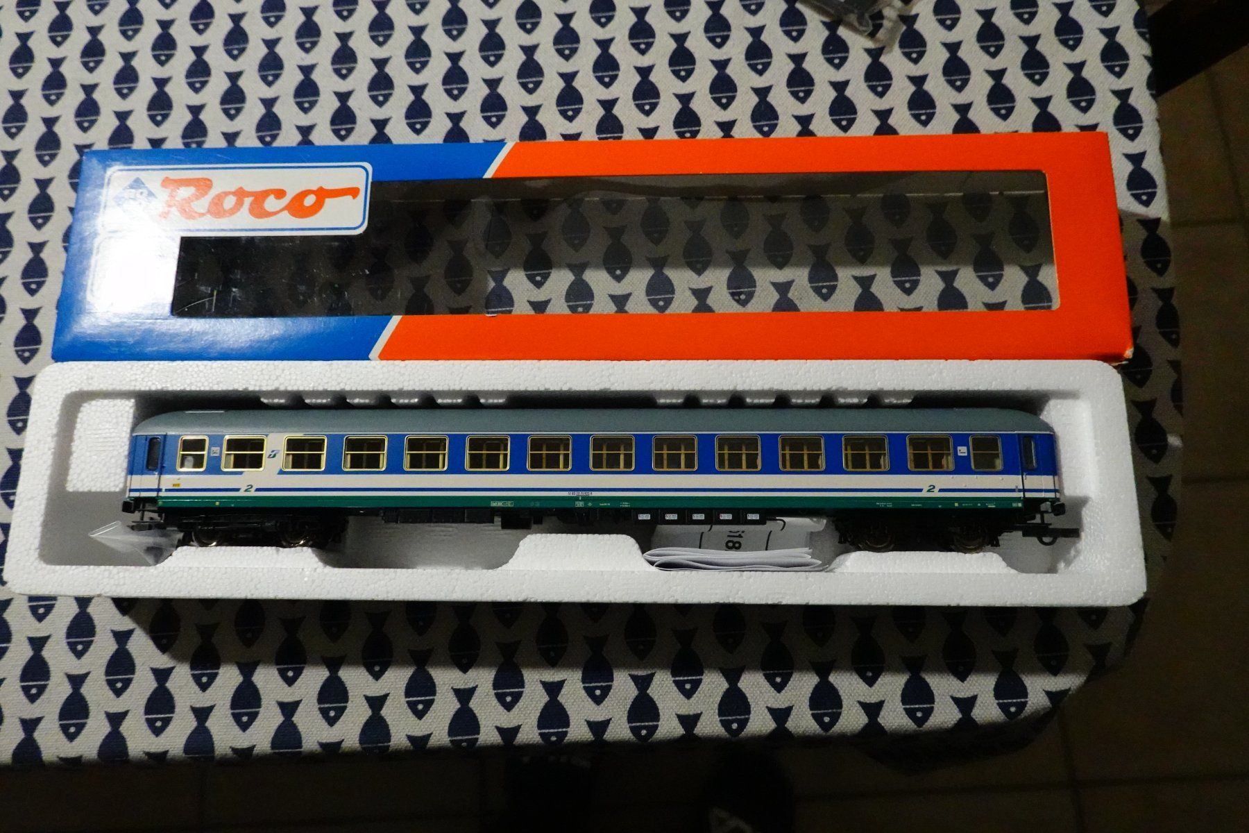 Roco 45182 FS UIC Wagen 2.KL, HO, GL.Neu. (Neu und originalverpackt) in ...