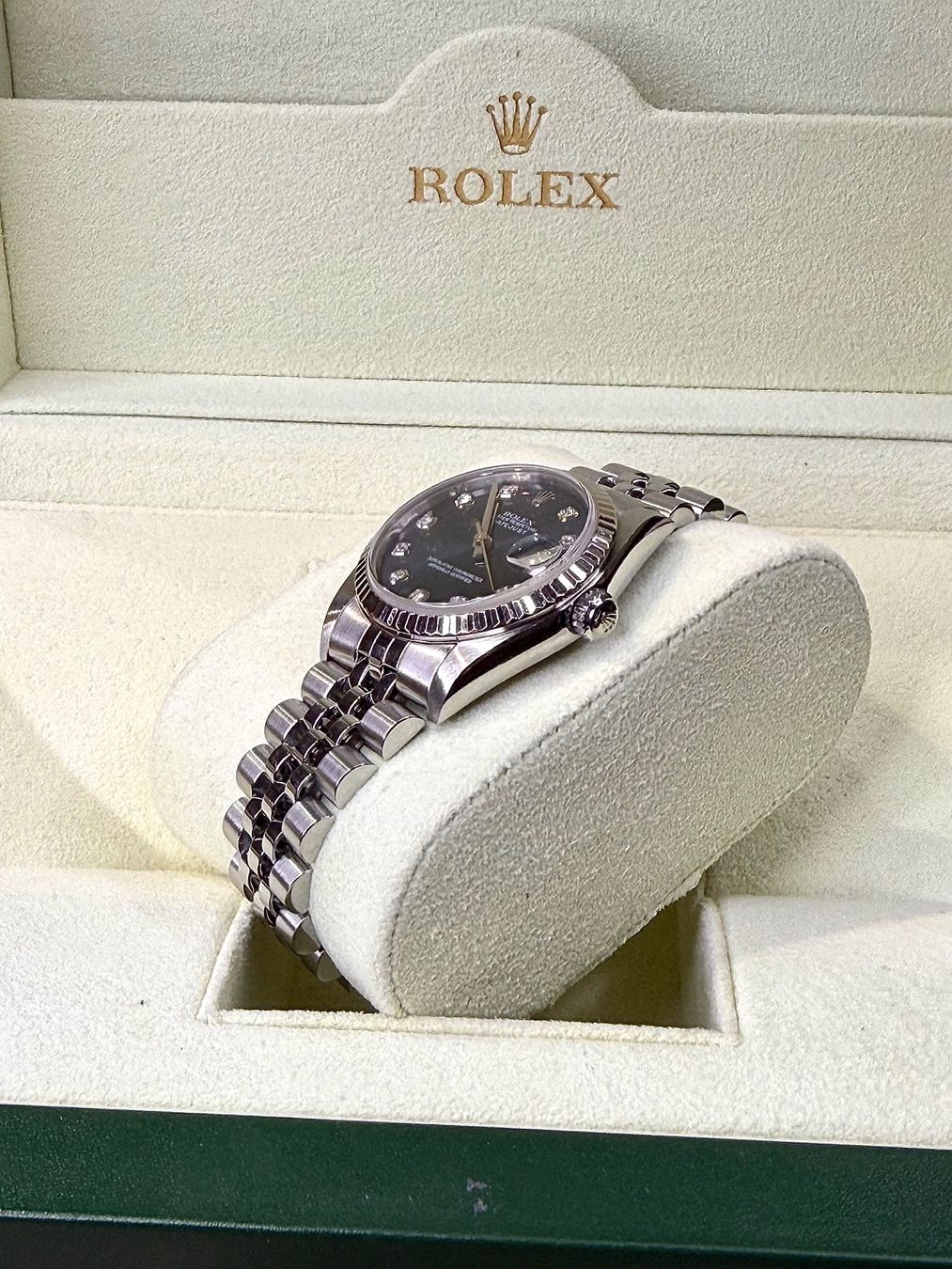 Rolex Orologi: Rolex Datejust 31 / Full set Suisse / Blue Diamonds – Usato da Nyon venduto da Lunas_Watches 2