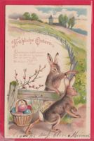 PRÄGEKARTE, FRÖHLICHE OSTERN, 14.4.1906