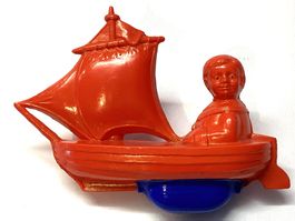 Antik Spielzeug , Segelboot, Celluloid, Irwin USA 40er Jahre