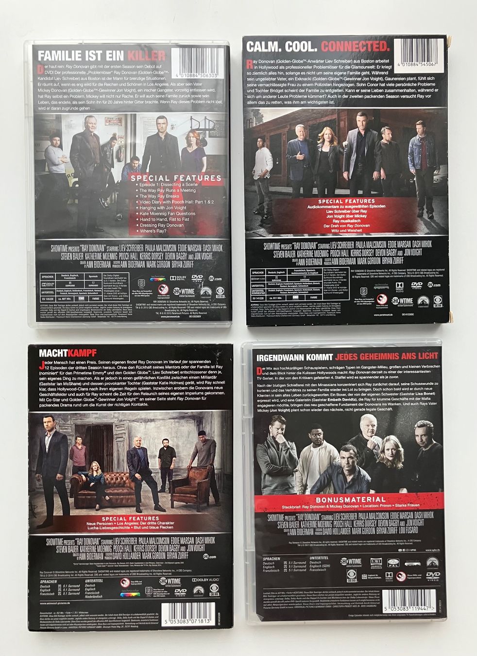 Tutti i DVDs: Ray Donovan - Staffel 1 - 4 – Usato da Zürich venduto da Kue_Zuerich 1