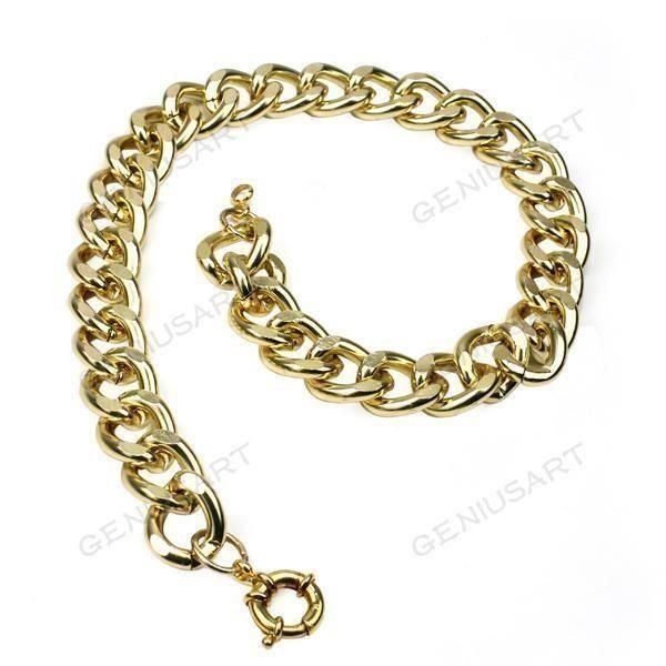 Catenine: grosses Collier vergoldet ca. 46 cm – Nuovo e nell'imballaggio originale da Mund venduto da Happy_trader 1