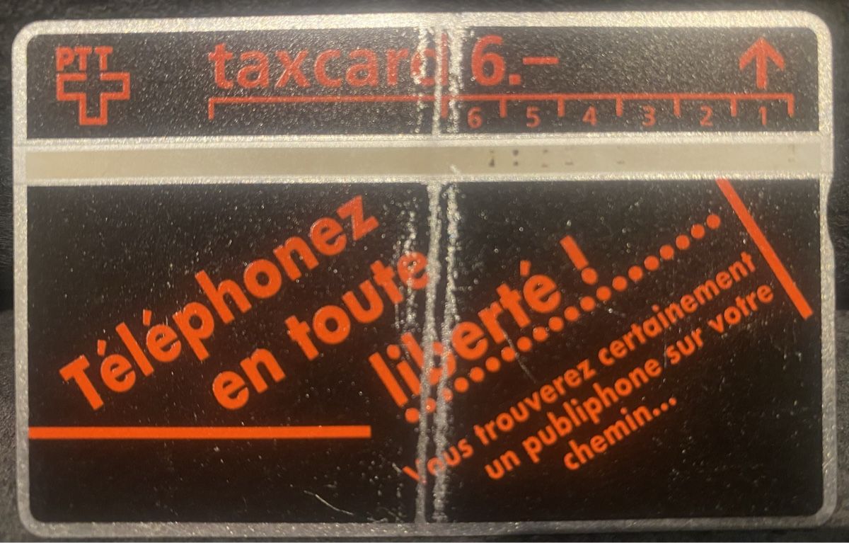 Schede telefoniche: P-taxcard – Usato da Lausanne venduto da babacard10