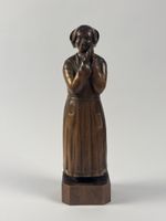 Scultura in legno scolpito, donna 