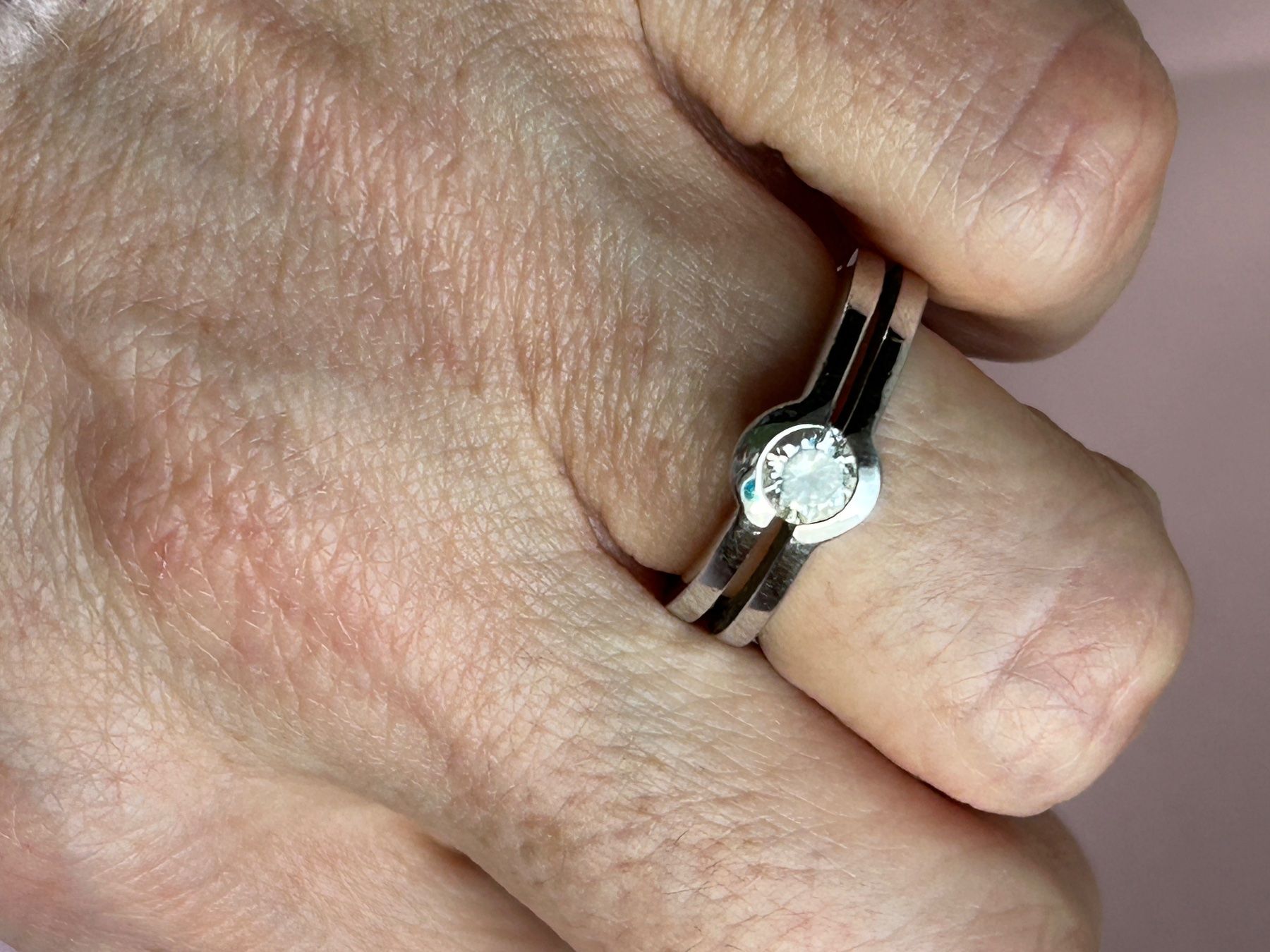 Ringe: Silberring  Classico weiss (53/14) – Gebraucht aus Laufen von Bellavitaboom 2
