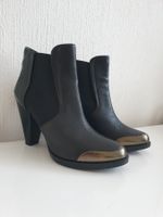 Bottines noires à talons hauts Navyboot, pointure 39