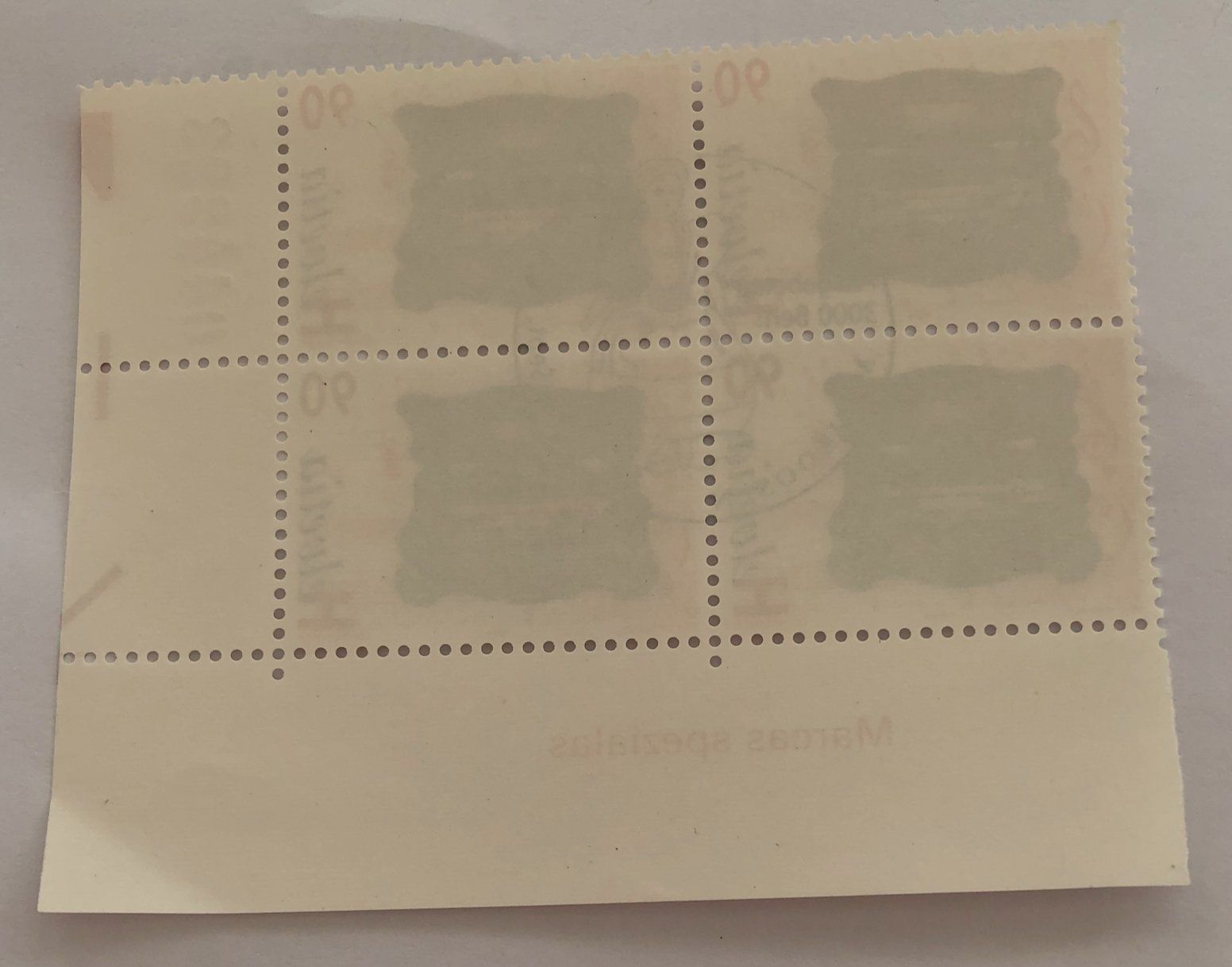 Tutti i francobolli: CH 4 er Block mit Vollstempel    – Usato da Aarau venduto da Billa007 1