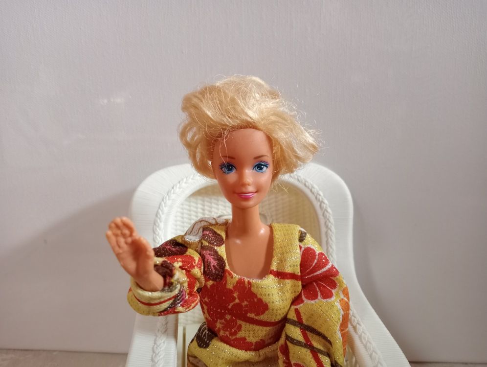 Barbie Puppe Mattel 1966 Kurze blonde Haare Hübsches Kleid | Kaufen auf