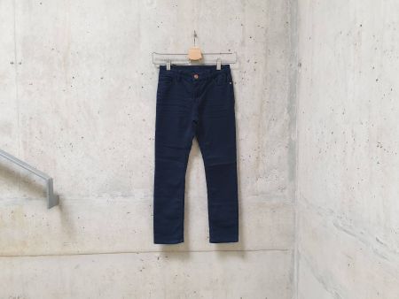 NEUF, Pantalon H&M, bleu marine, basic, garçon, taille 128