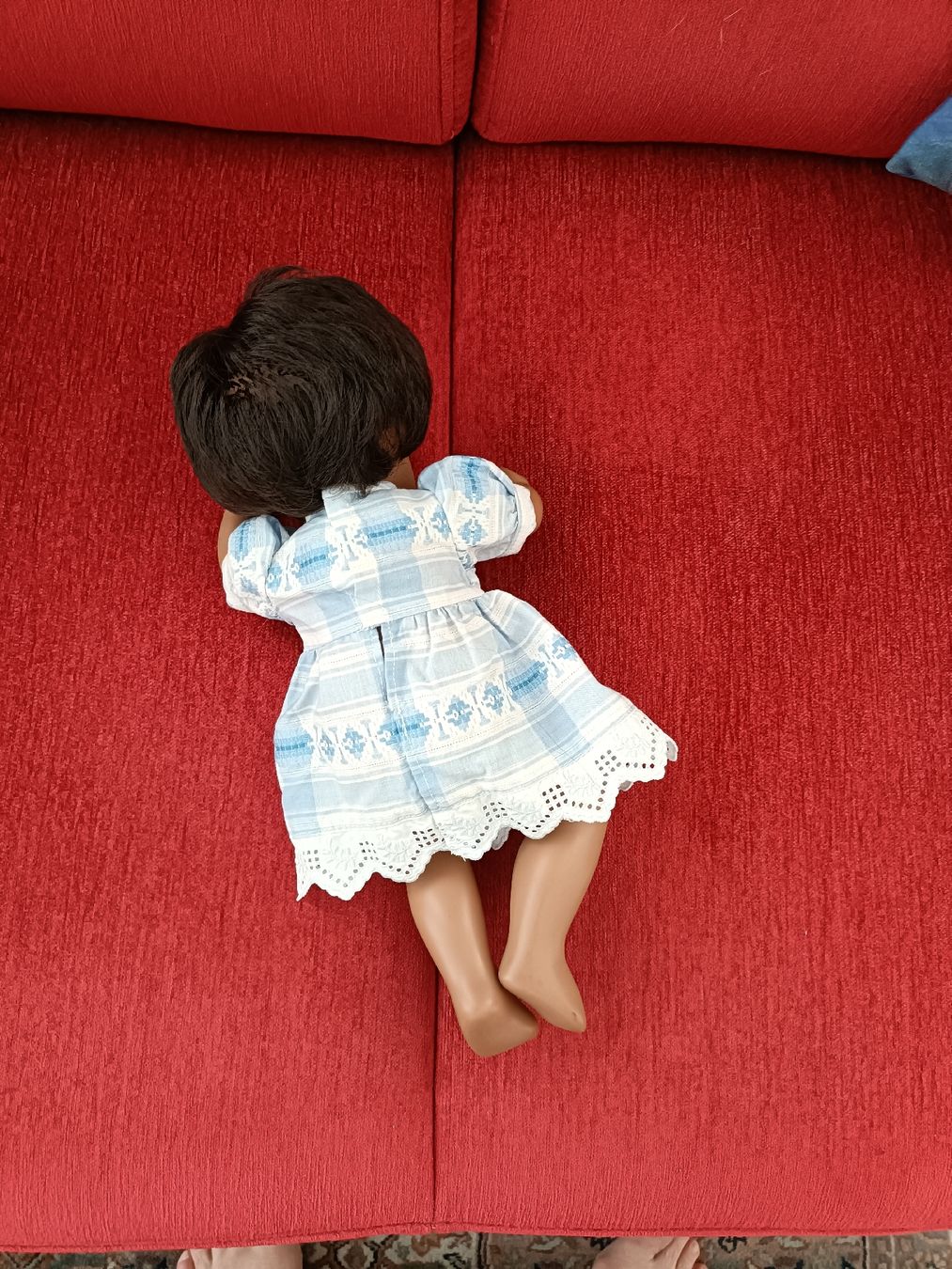 Puppen: Herziges Kleidchen fürs Sasha Baby – Gebraucht aus Seewen SZ von 27maan 1