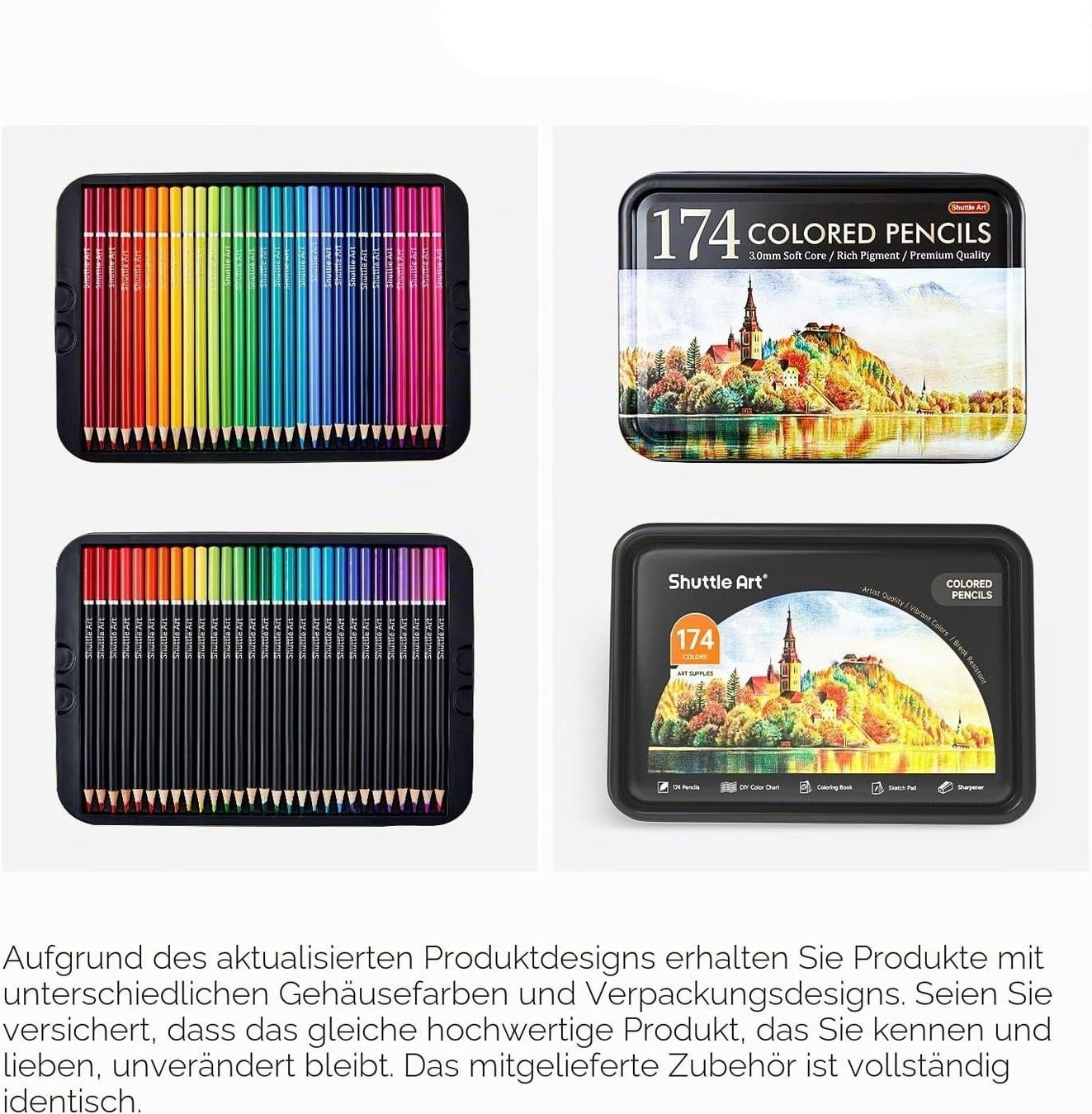 Colori: Buntstifte 174er Set Farbstifte Weichwachsbasis – Nuovo e nell'imballaggio originale da St. Gallen venduto da sch_zsz7 6