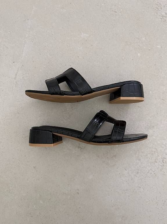 Scarpe da donna: Sandalen Croco Leather Gr. 37 NEW – Usato da Merlischachen venduto da GlamGarb 3