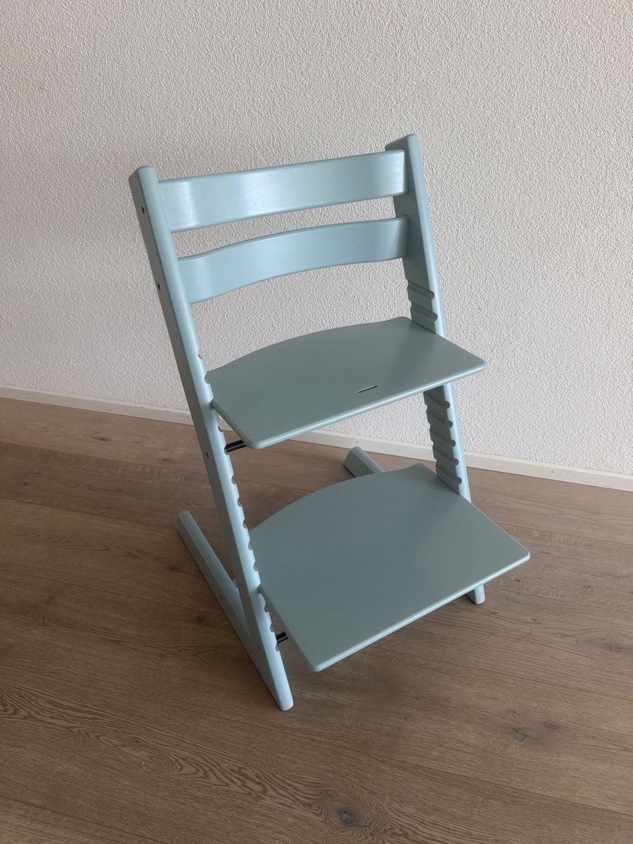 Seggioloni: Stokke Triptrap Hochstuhl blau – Usato da Egg b. Zürich venduto da uniq2021