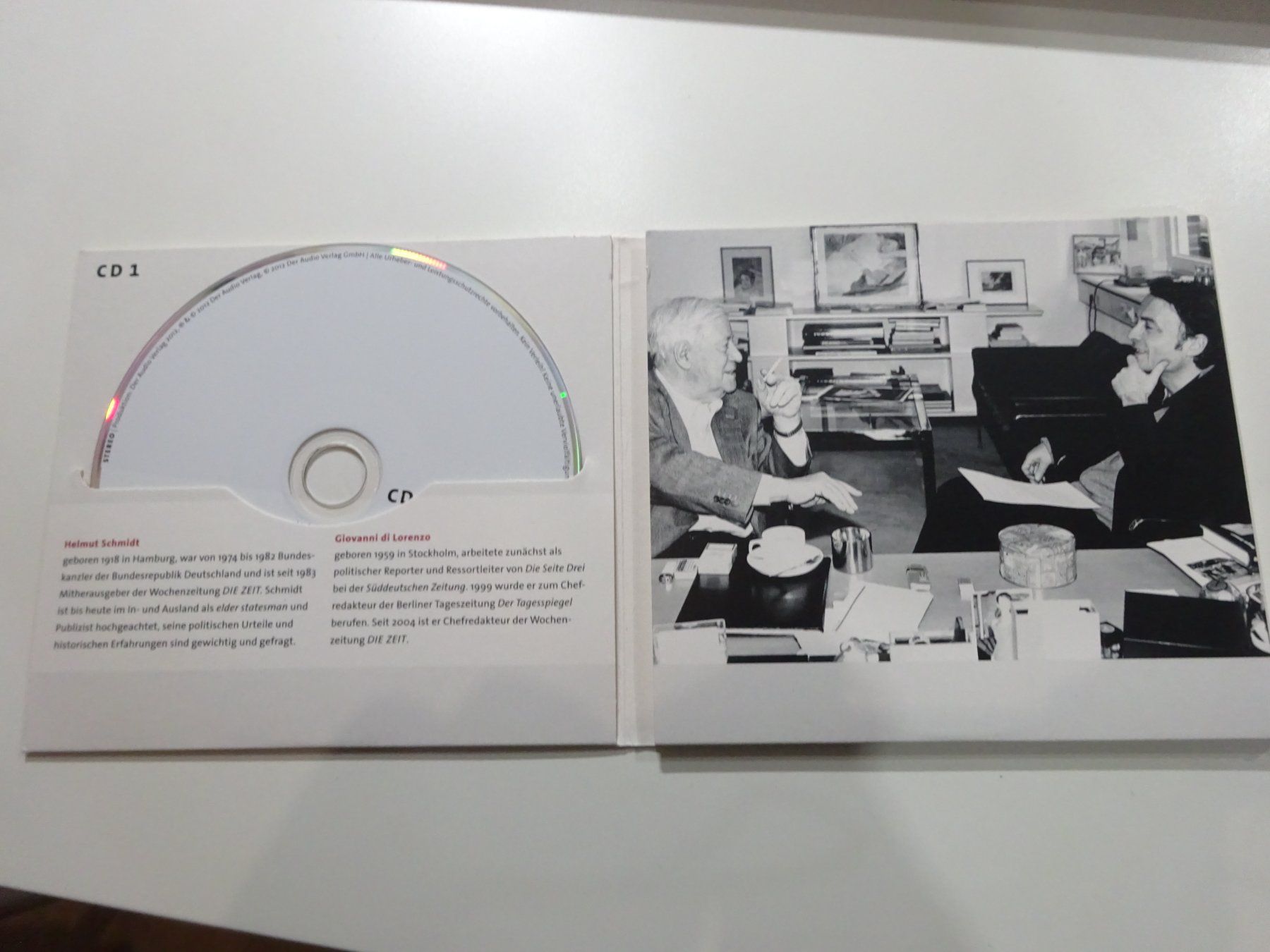 Hörbücher: Hörbuch Auf eine Zigarette mit Helmut Schmidt – Gebraucht aus Widnau von Tityos 1
