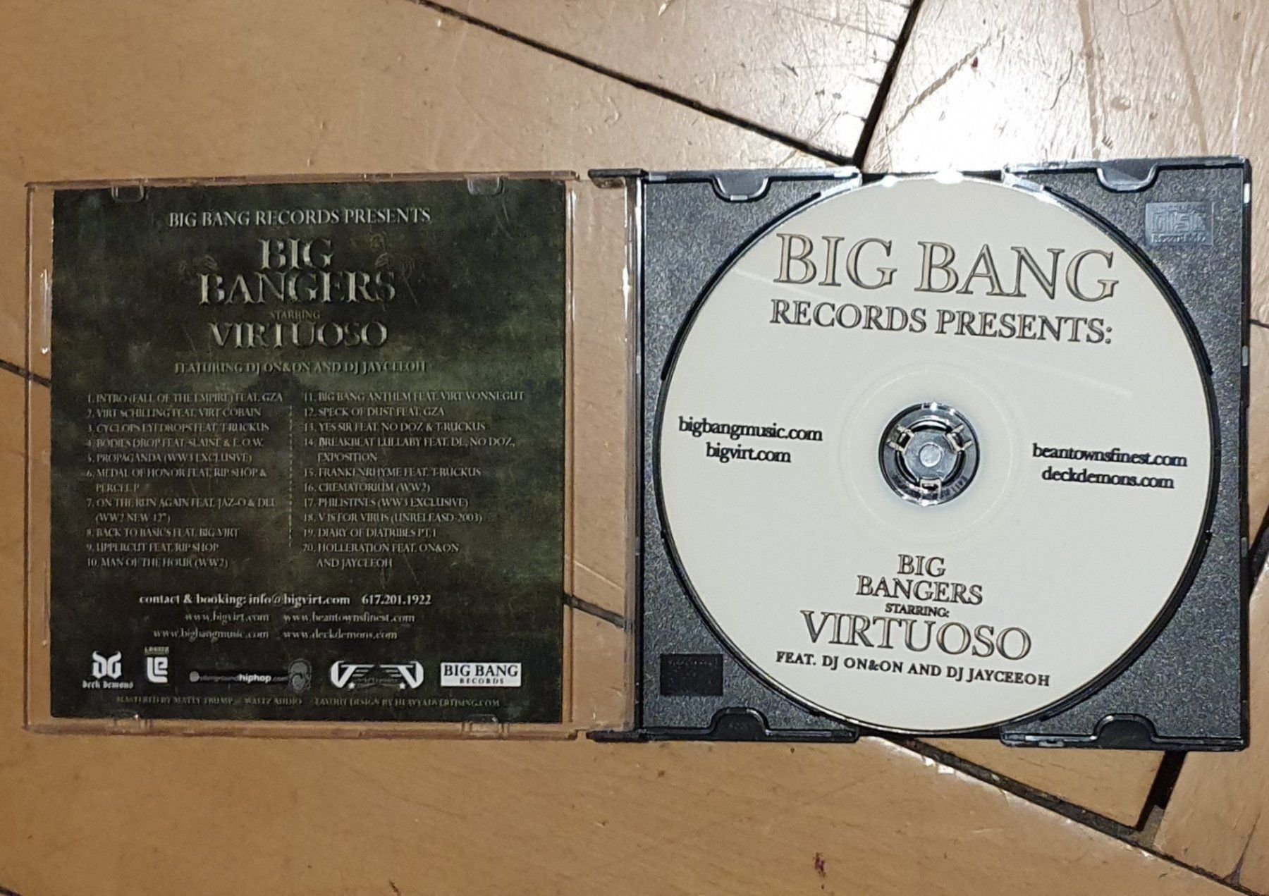 CD: Virtuoso - Big Bangers Compilation CD Boom Bap Rap – Nuovo (secondo la descrizione) da Zürich venduto da haitimarasa 1