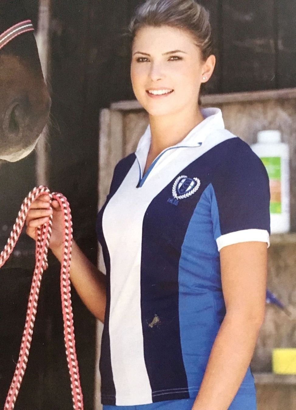 Magliette Polo: Reit-Damen-Polo-T.Shirt M + L – Nuovo e nell'imballaggio originale da St. Gallen venduto da schnaeppchen-preise 3