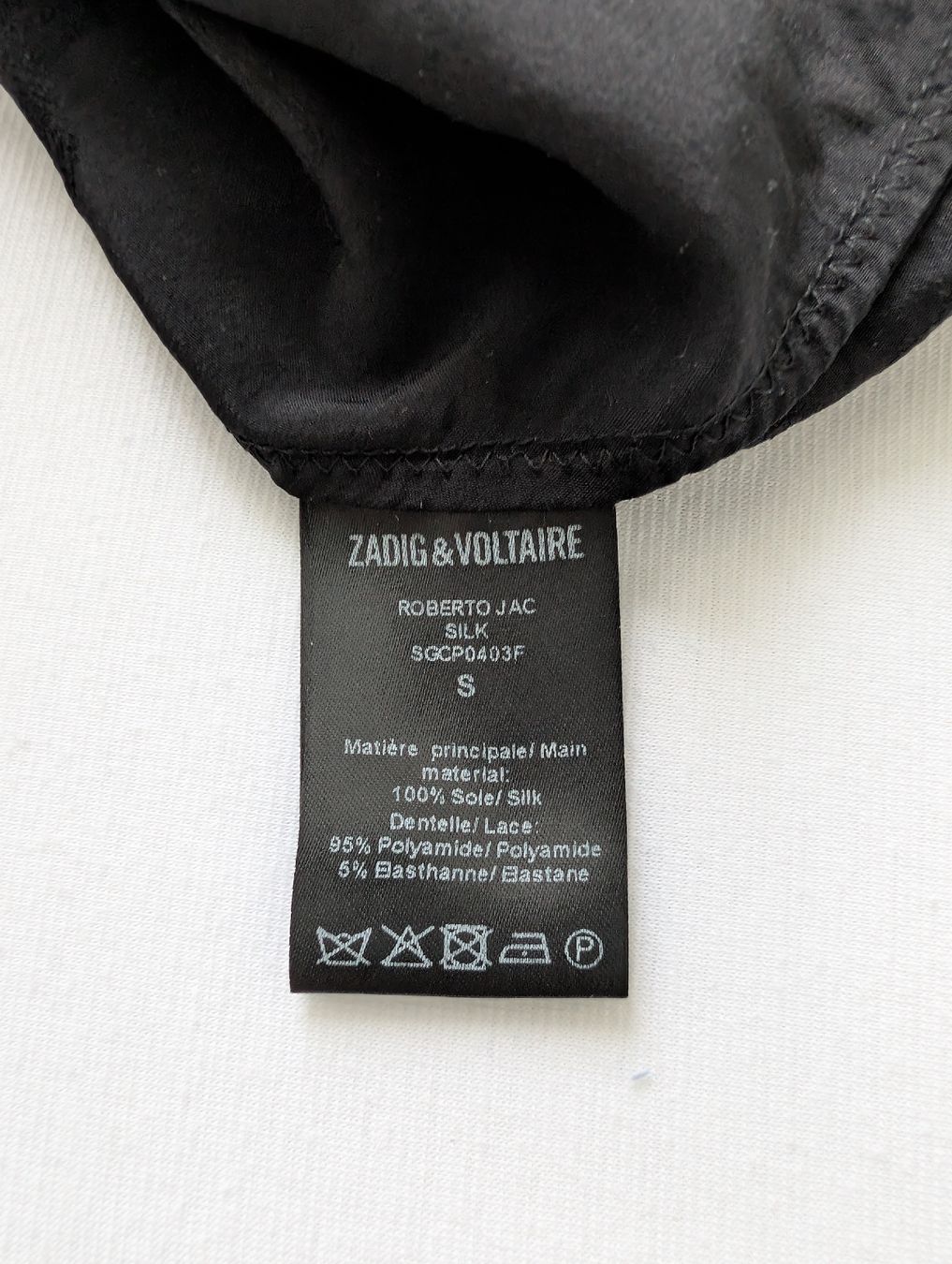 Zadig & Voltaire Kleider: Zadig & Voltaire Seiden-Kleid Gr.S – Gebraucht aus Basel von Kunstbild 6
