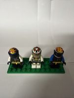 3 LEGO Minifiguren Rennfahrer mit Helm gebrauchter Zustand