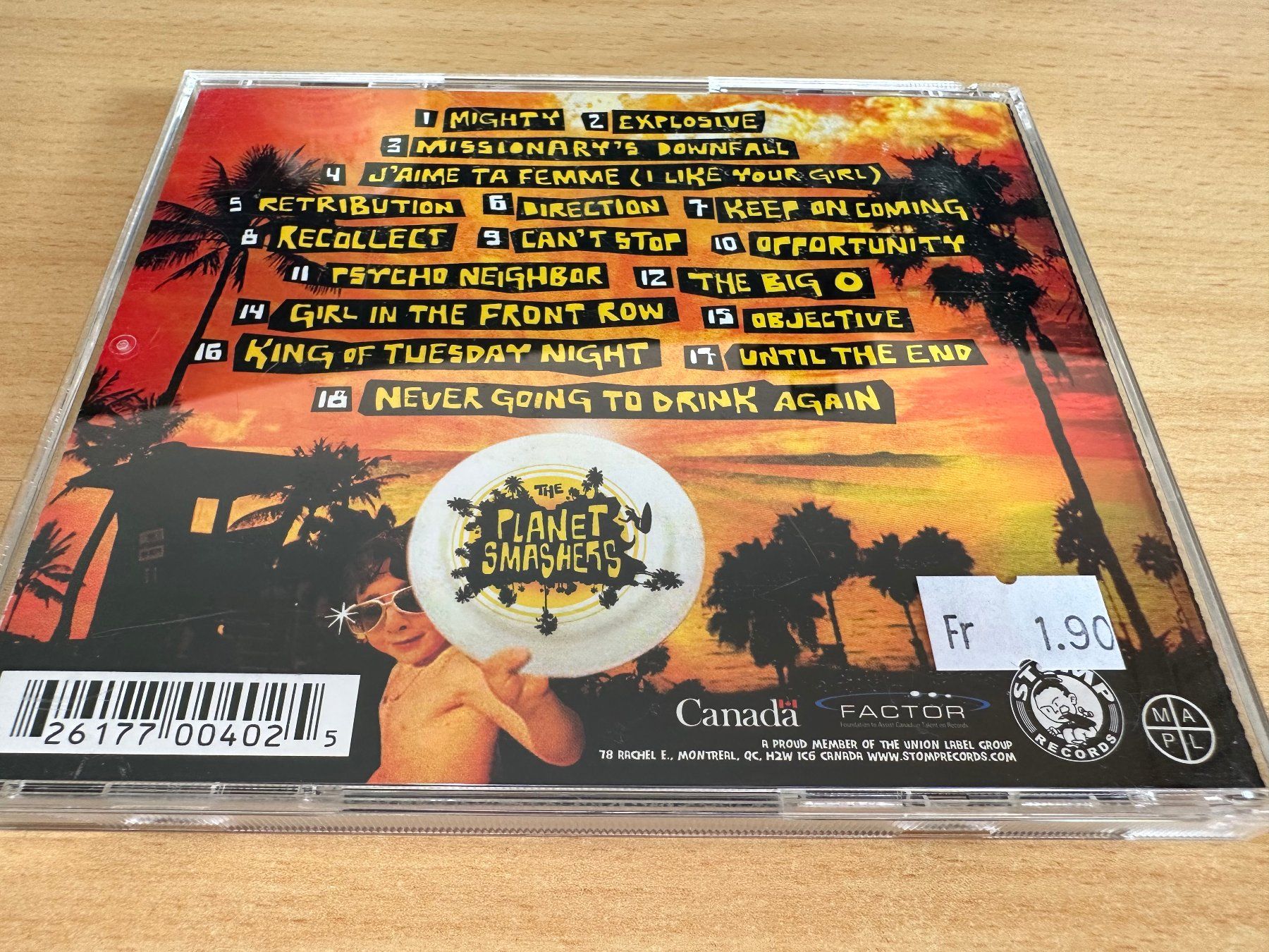 CD: The Planet Smashers – Mighty – Usato da Rikon im Tösstal venduto da Alpenmutz 1