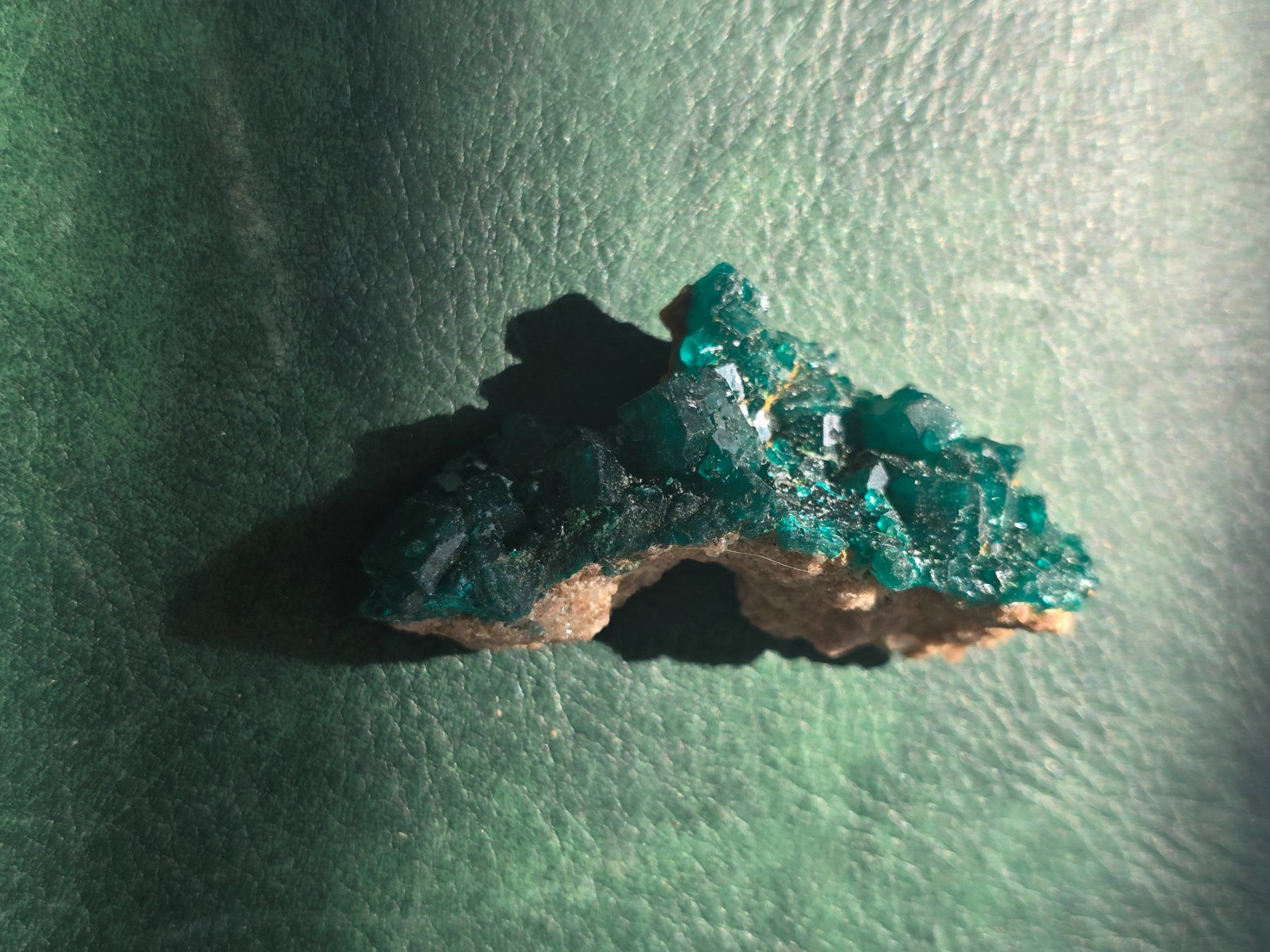 Edelsteine: Seltener leuchtgrüner Dioptas aus Namibia – Neu (gemäss Beschreibung) aus Oberrohrdorf von sbo_pq9x 2