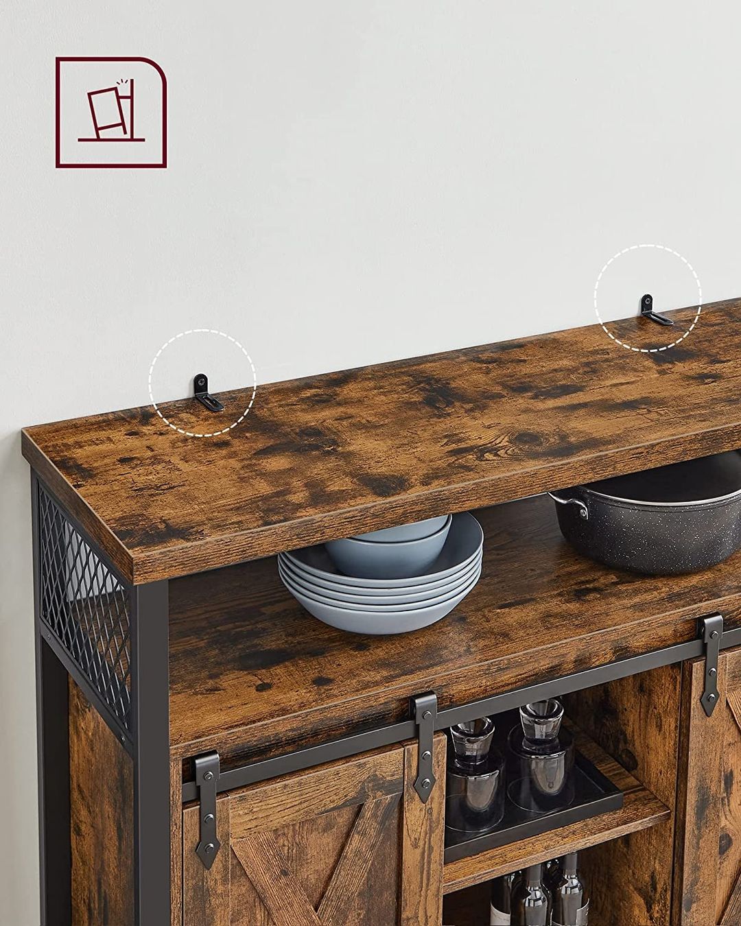 Credenze: Industrie design Sideboard Küchenschrank konsolentisch‪ – Nuovo e nell'imballaggio originale da Lopagno venduto da CLep 4