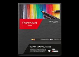 CARAN D'ACHE Etui Standard 12 Farben MUSEUM Aquarelle