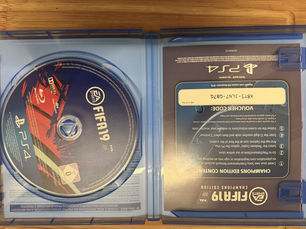 Giochi: PS4 FIFA 19 Champions Edition gebraucht – Usato da Basel venduto da Brolo.tv 1