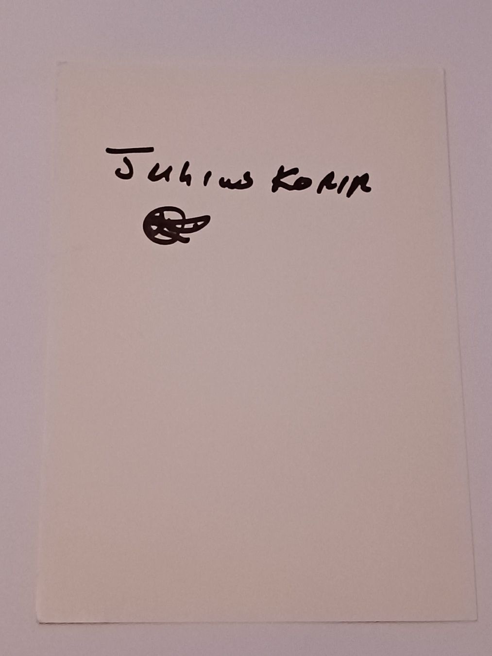 Autographes: Julius Korir - Olympia Gold- handsigniert – D'occasion à Menziken par Artographs