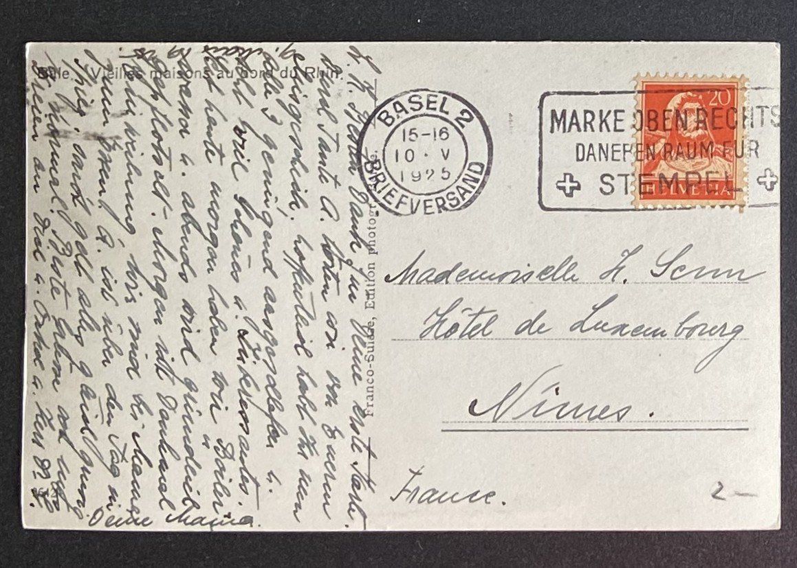 Cartoline postali: AK Basel Alte Häuser vam Rhein – Usato da Böckten venduto da Hansi36 1