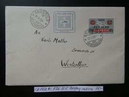 CH 1938 Nr. F26 auf Sonderflugbrief 31.5.