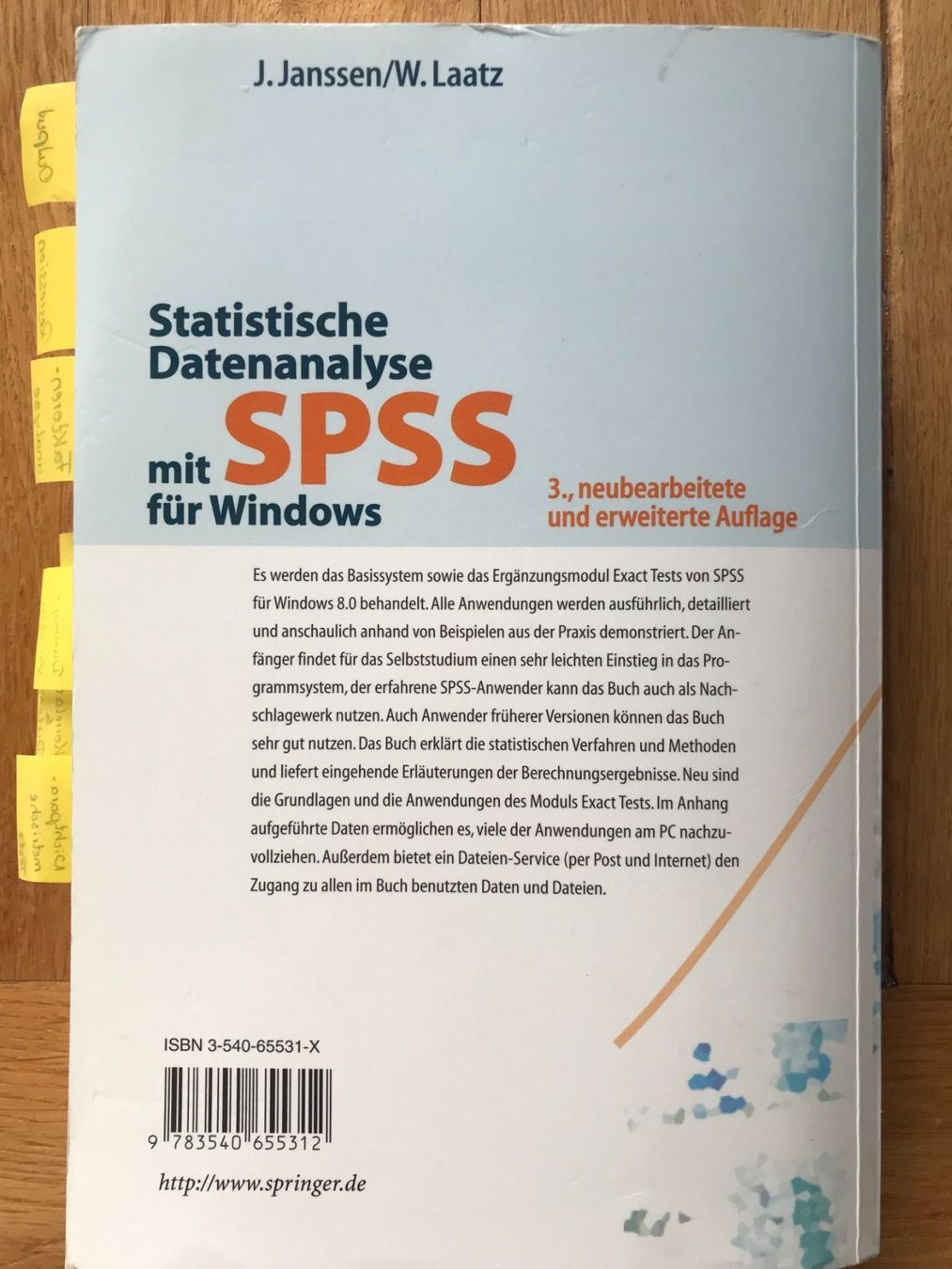 Libri: Statistische Datenanalyse mit SPSS – Usato da Arbon venduto da KaSaBo 2